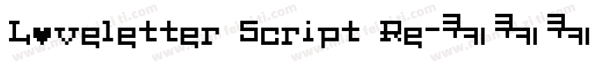 Loveletter Script Re字体转换